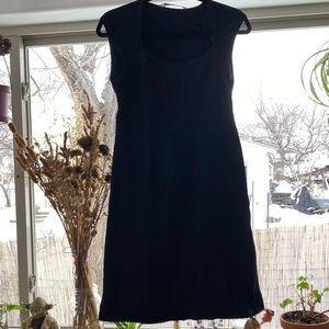 Athleta S Black Fitted Dress